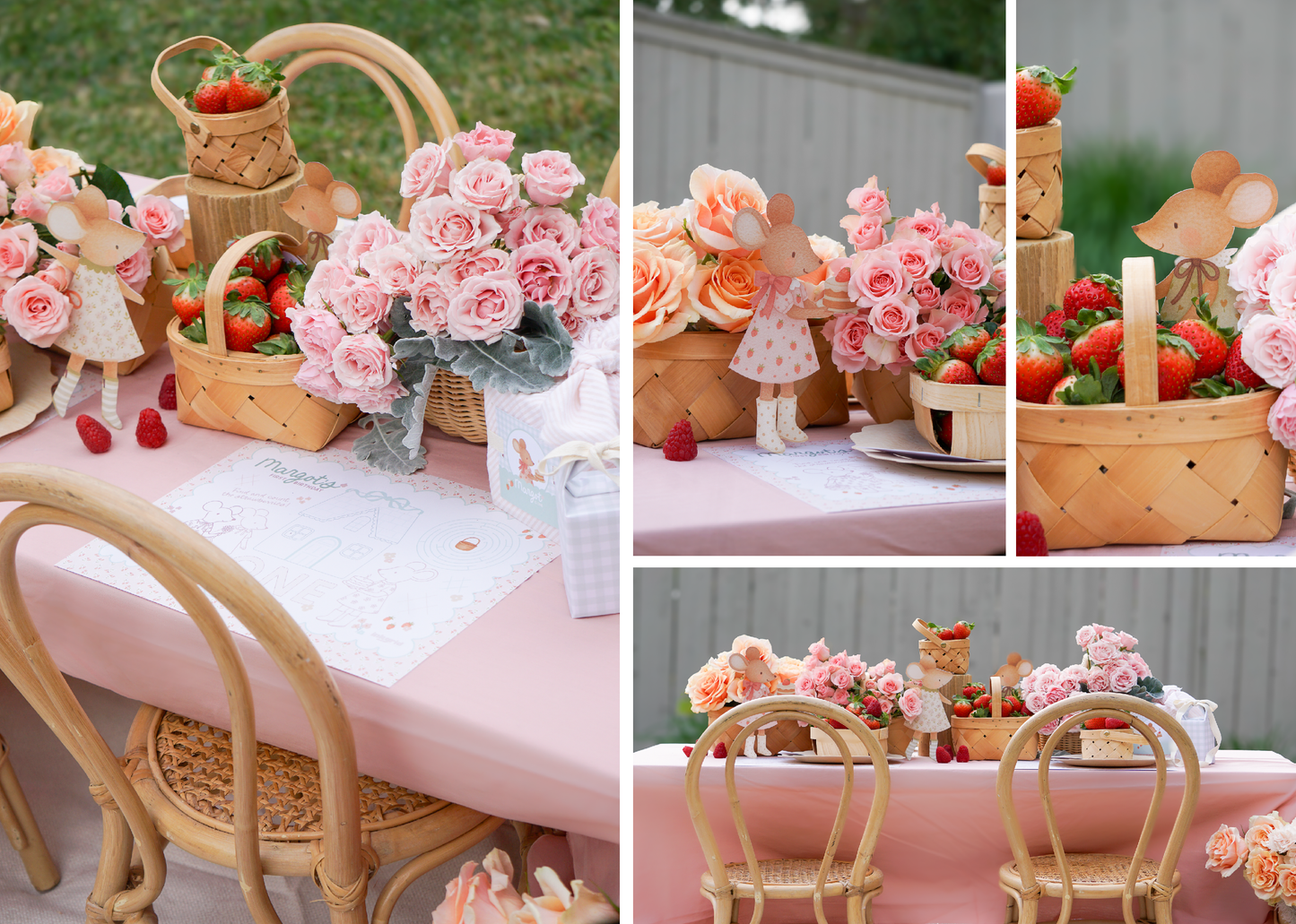 Squeak and Bloom - Clipart Set - Instant Download