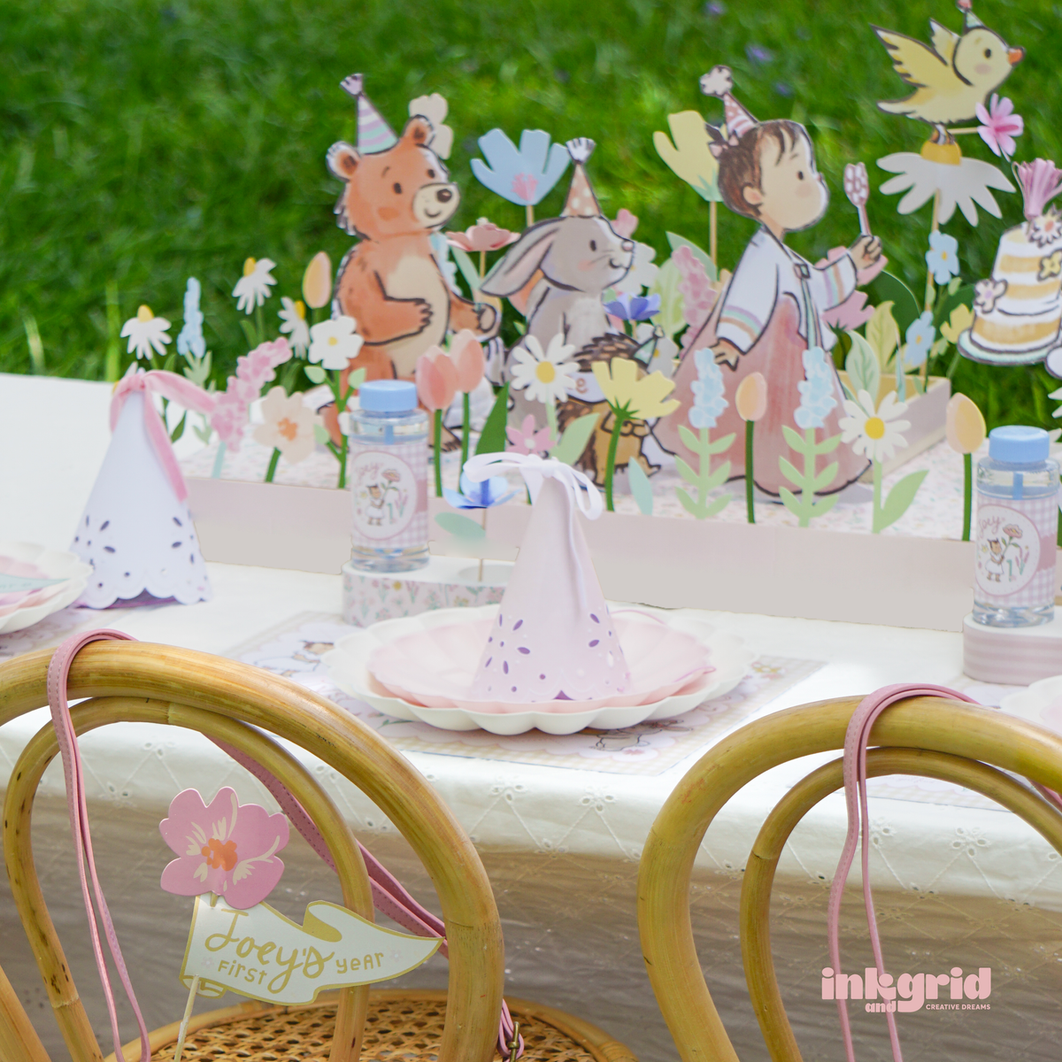 Woodland and Bubbles - Activity Placemat