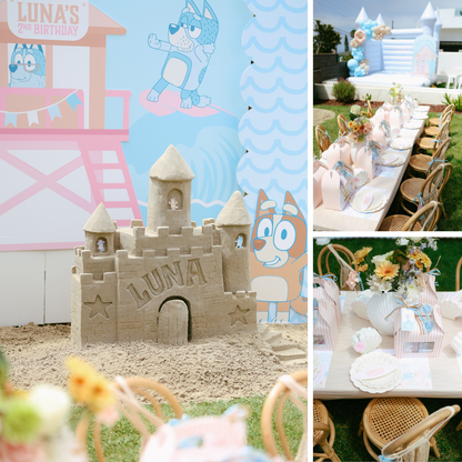 Bluey Surf Party Digital Invitation