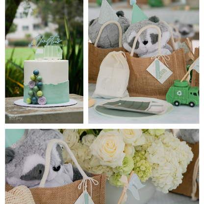 Raccoons & Garbage Trucks – Digital Birthday Invitation