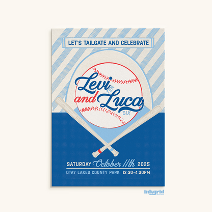 Baseball Party – Digital Invitation