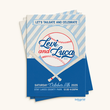 Baseball Party – Digital Invitation
