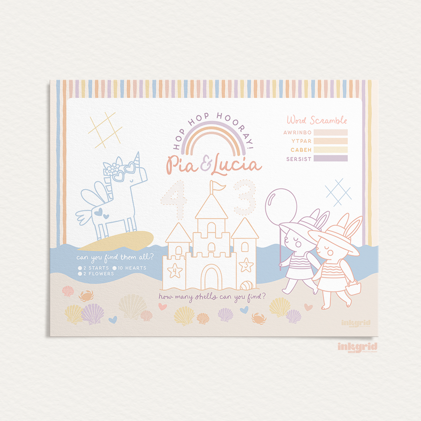 Bunnies, Rainbows & Beach Vibes - Bundle