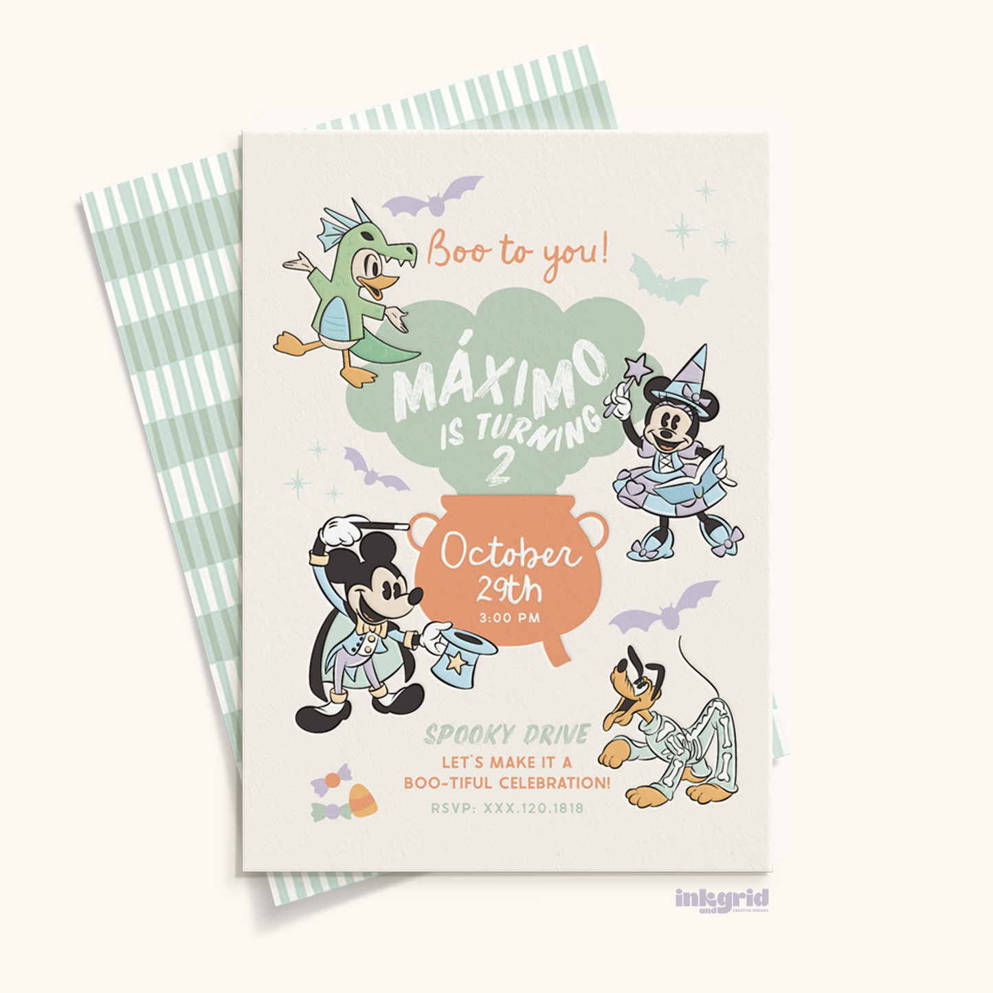 Cute Halloween | Trick-or-Treat Invitation