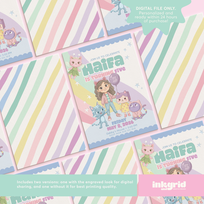 Doll House - Digital Invitation