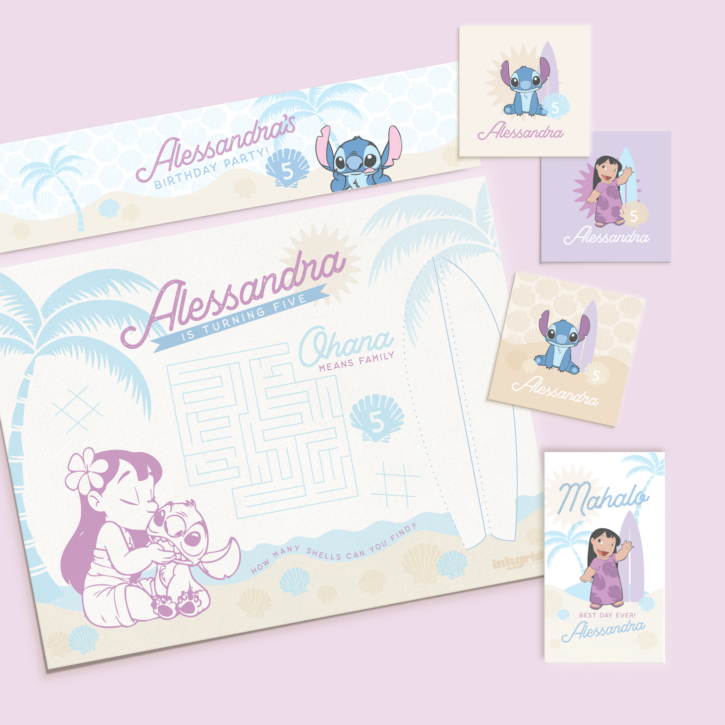 Tropical Ohana Birthday – Complete Digital Bundle