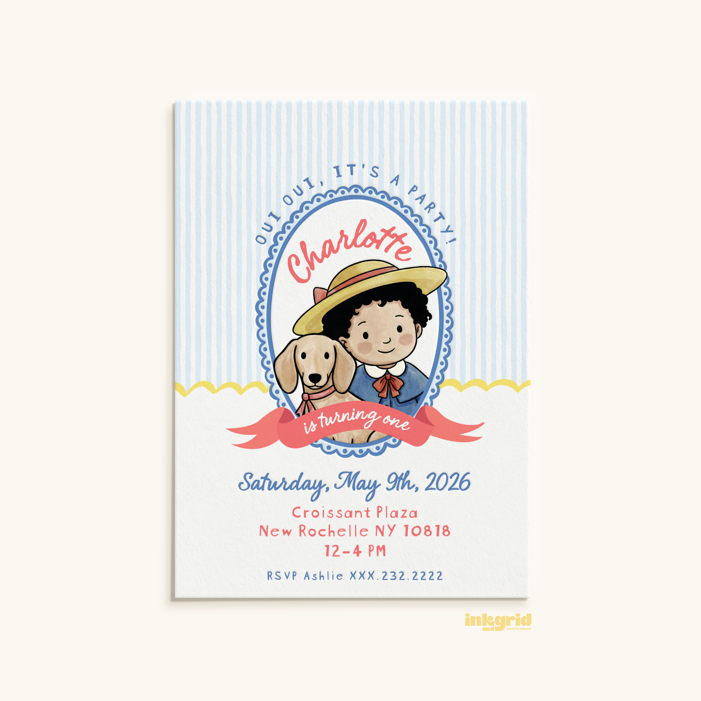 Madeline Inspired Birthday Bundle | French Girl Puppy | Coloring Placemat | Parisian Kids Party Printables Decor