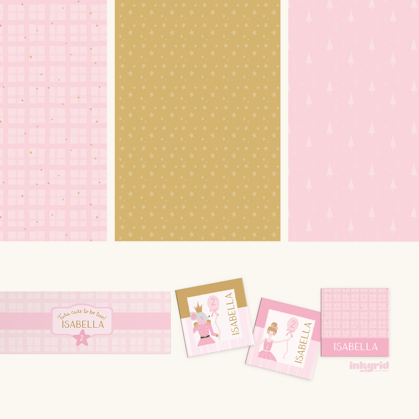 Nutcracker Ballerina Party Bundle – Complete Printable Birthday Decor Set