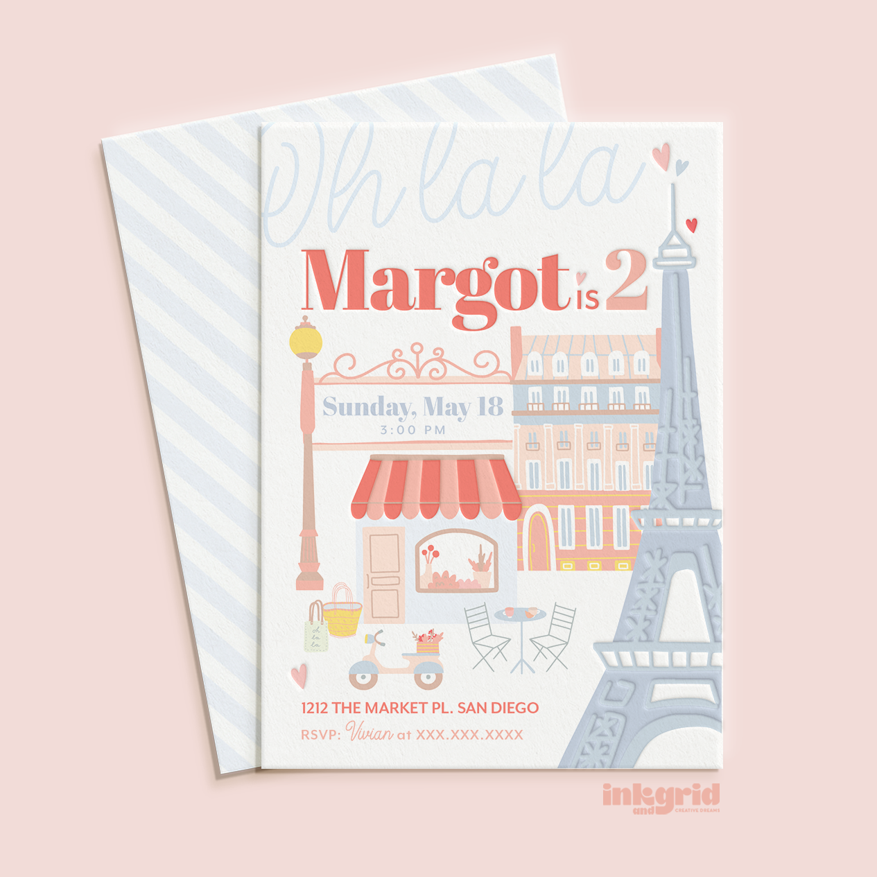 Oh La La Paris – Digital Birthday Bundle