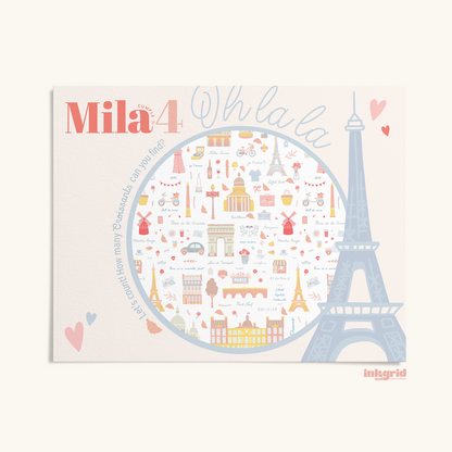 Oh La La Paris – Digital Birthday Bundle