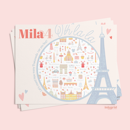 Oh La La Paris – Digital Birthday Bundle