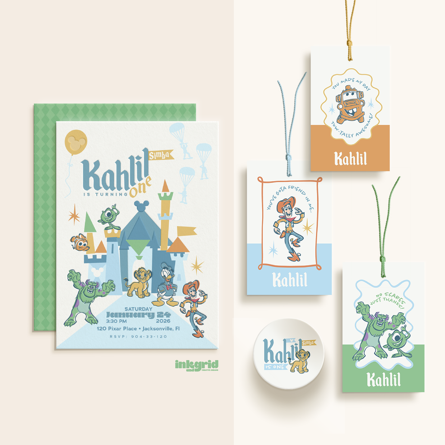 Little Legends First Birthday Party Bundle | Storybook Theme | Printable Party Set