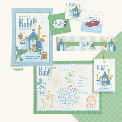 Little Legends First Birthday Party Bundle | Storybook Theme | Printable Party Set