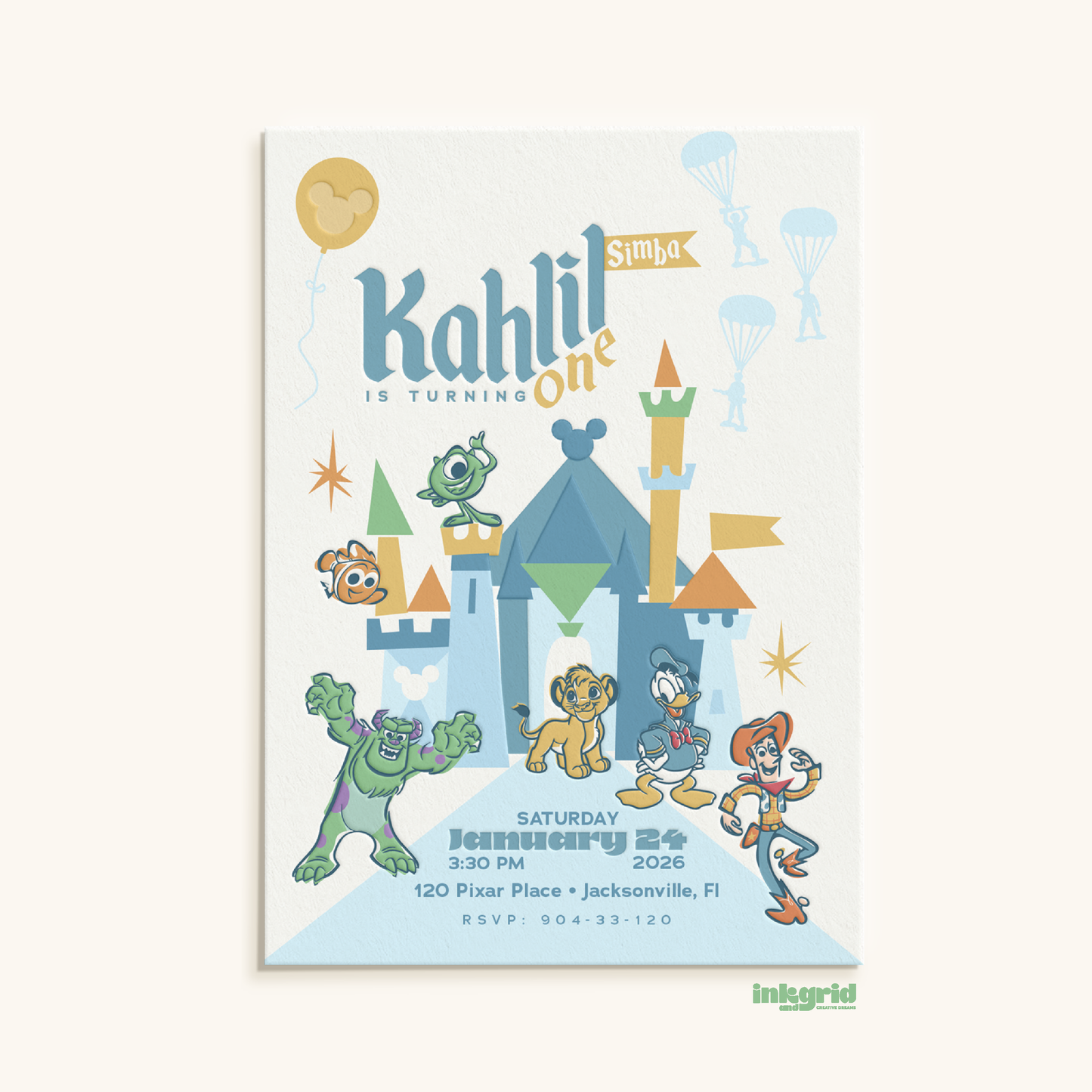 Little Legends First Birthday | Storybook Theme | Digital Invitation