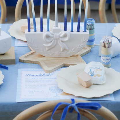 Hanukkah Activity Placemat Bundle – 8 Nights of Printable Fun (Letter Size)