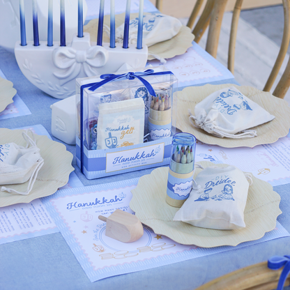 Hanukkah Activity Placemat Bundle – 8 Nights of Printable Fun (Letter Size)