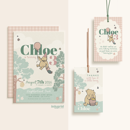 Storybook Bear Birthday | Digital Party Bundle