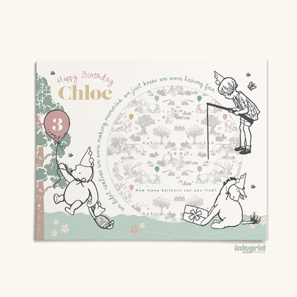 Storybook Bear Birthday | Activity Placemats