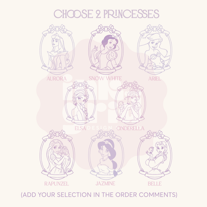 Princess & Bows Activity Placemat | Girls Coloring Sheet | Party Activity Page | Printable | Kids Table (Copy)