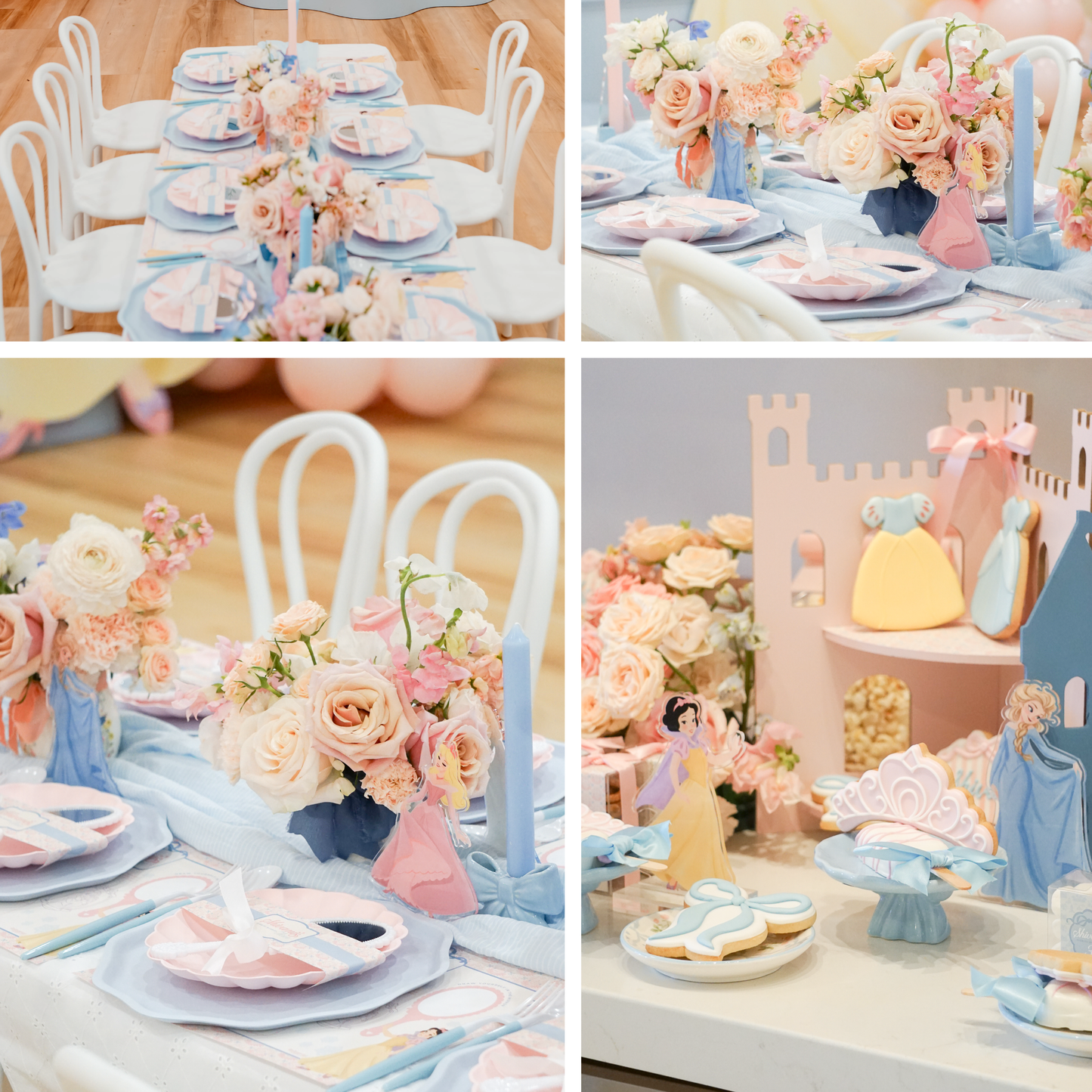 Princess Clipart Set | Fairy Tale Girls Clipart | Princess Party Graphics | Cute Princess Illustrations | Instant Download PNG