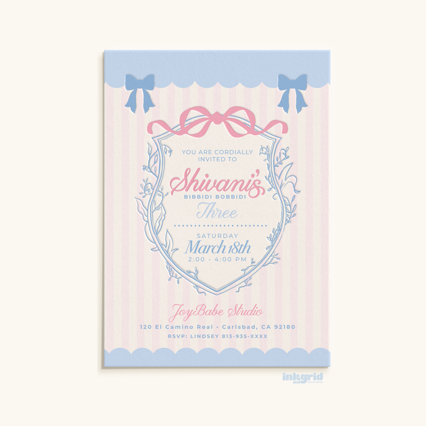 Princess Birthday Invitation | Fairy Tale Invite | Girls Birthday Party Invite | Royal Princess Theme | Digital Invitation Personalized