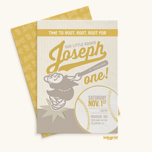 Little Rookie Baseball Collection – Digital Invitation