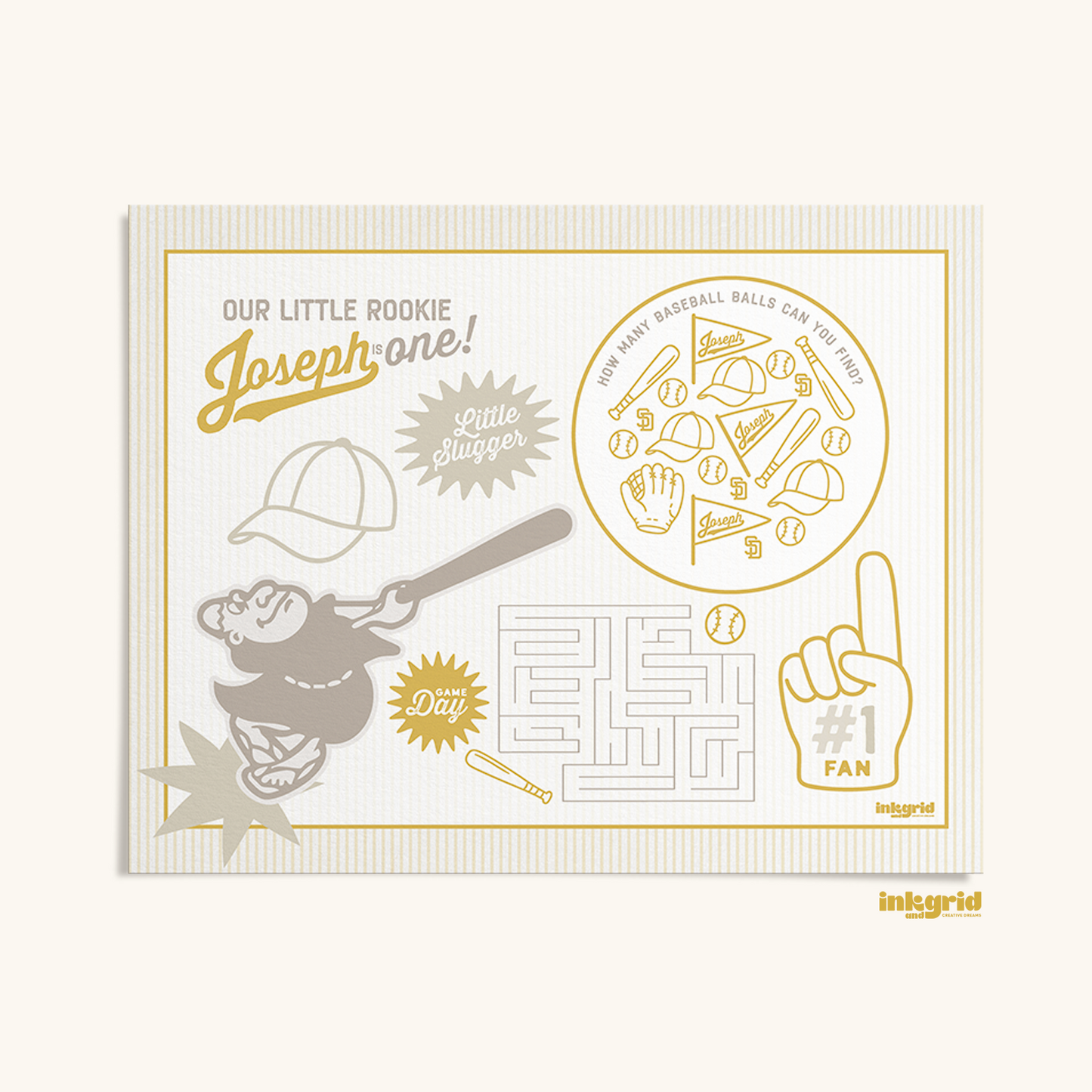 Little Rookie Baseball Collection – Party Bundle