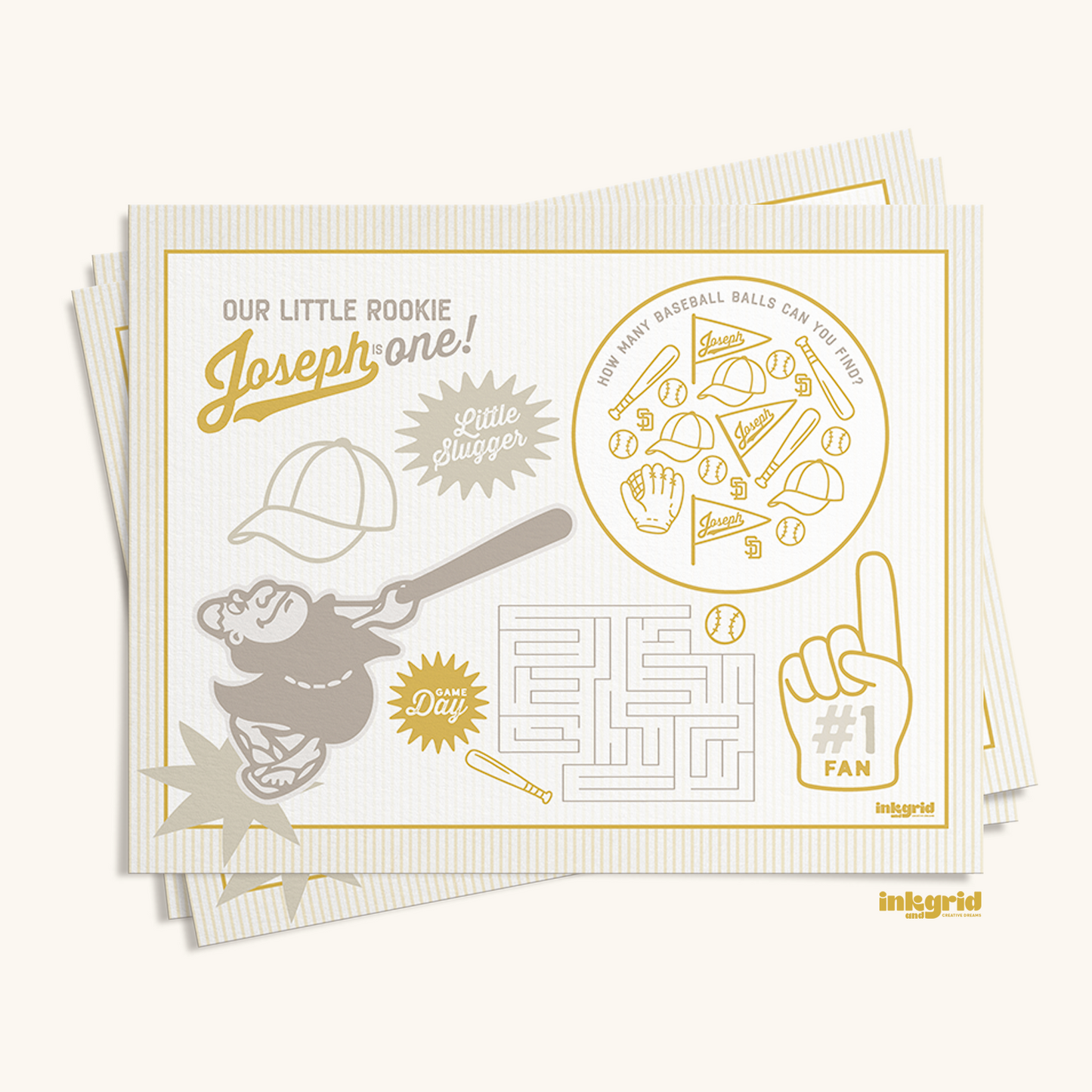 Little Rookie Baseball Collection – Party Bundle