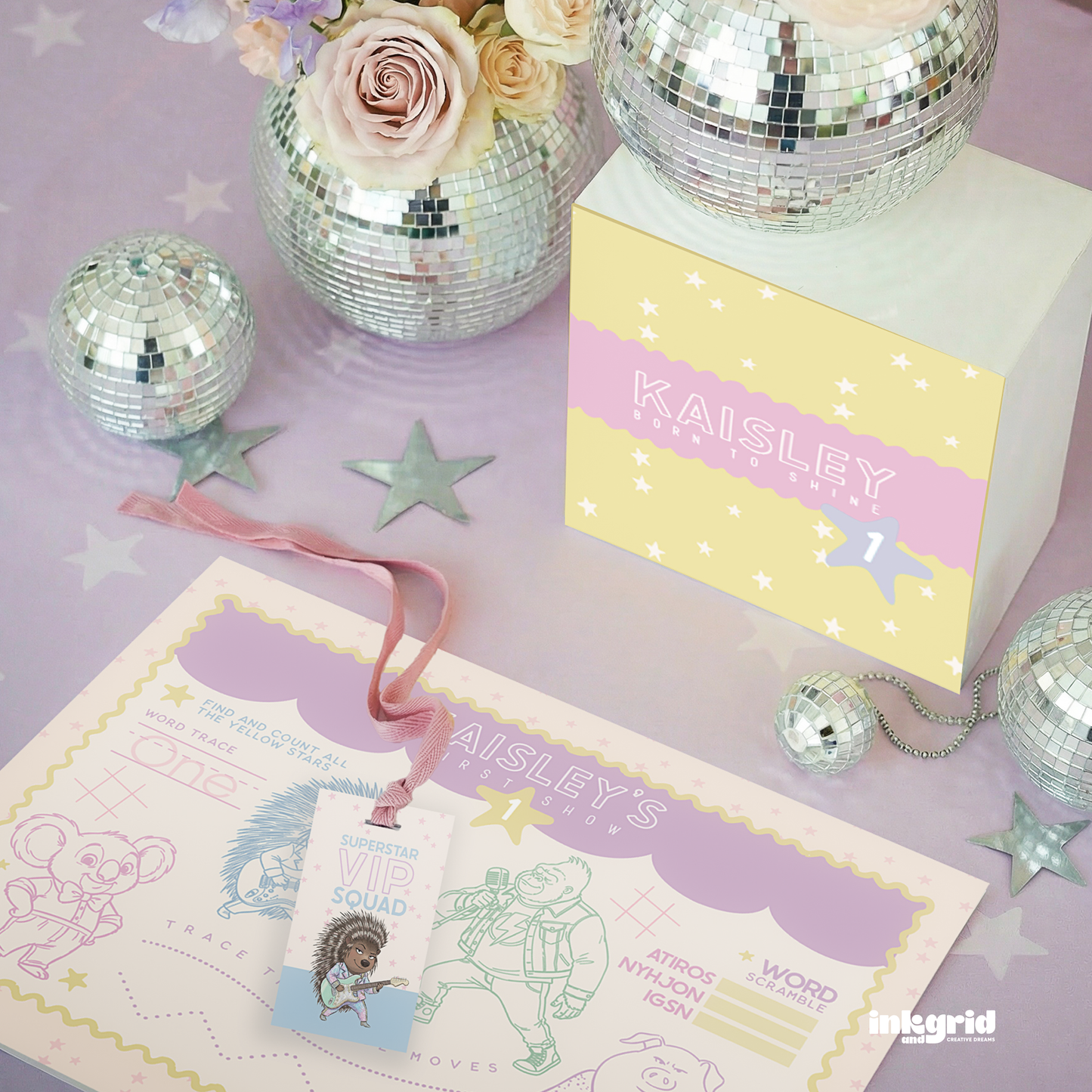 Sing Birthday Party Digital Invitation | Personalized Kids Party Invite