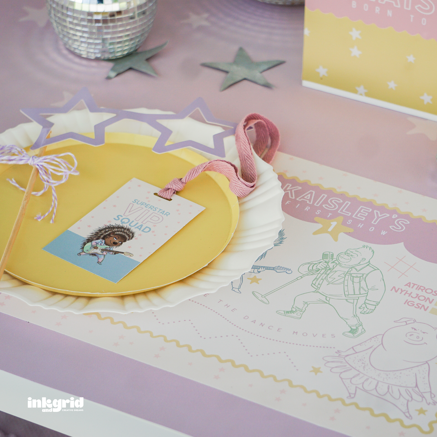Sing Birthday Party Bundle | Invitation, Activity Placemats, VIP Badges & Party Printables