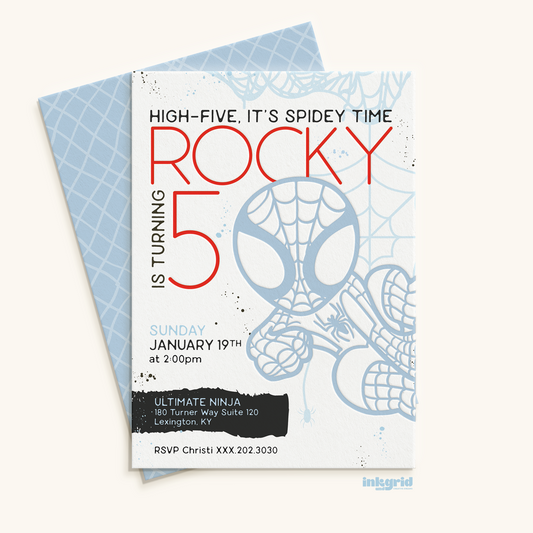 Modern Web Hero – Digital Birthday Invitation