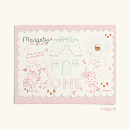 Squeak & Bloom - Activity Placemat