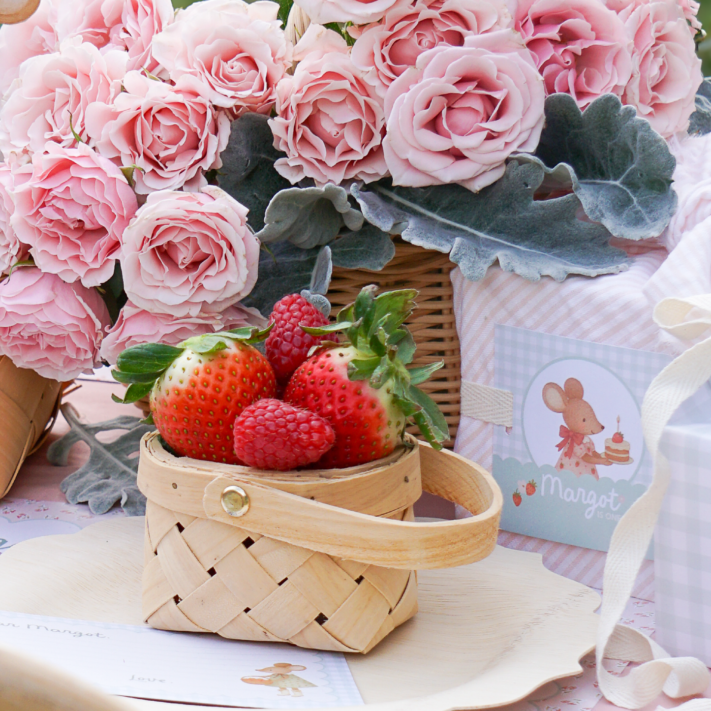 Squaek and Bloom - Little Mouse Invitation