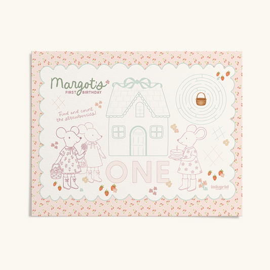 Squeak & Bloom - Activity Placemat