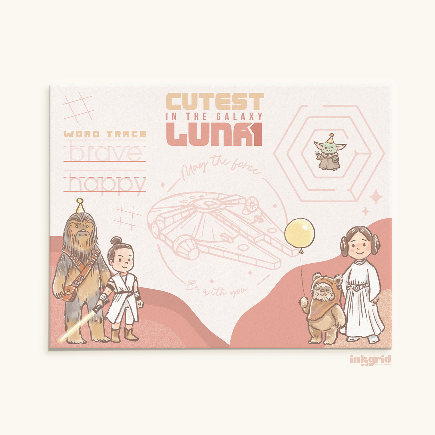 Tatooine Star Wars Printable Activity Placemats