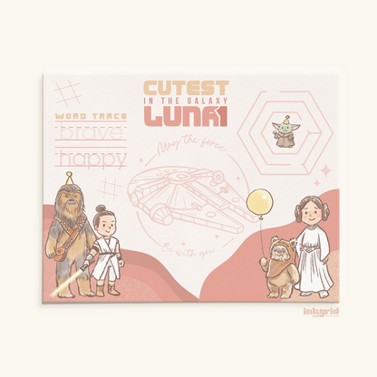 Tatooine Star Wars Printable Activity Placemats