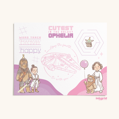Tatooine Star Wars Printable Activity Placemats