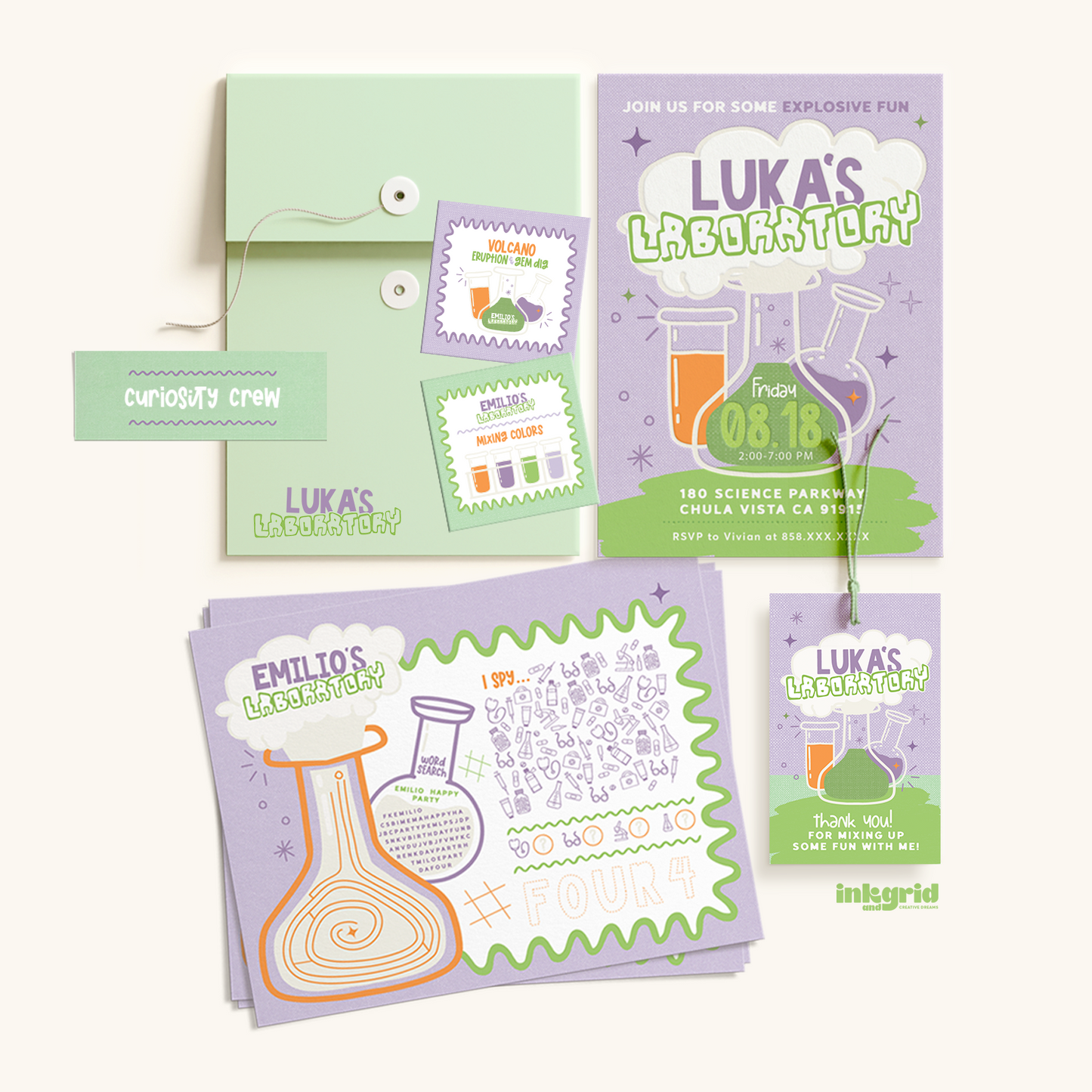 Little Scientist Party Bundle