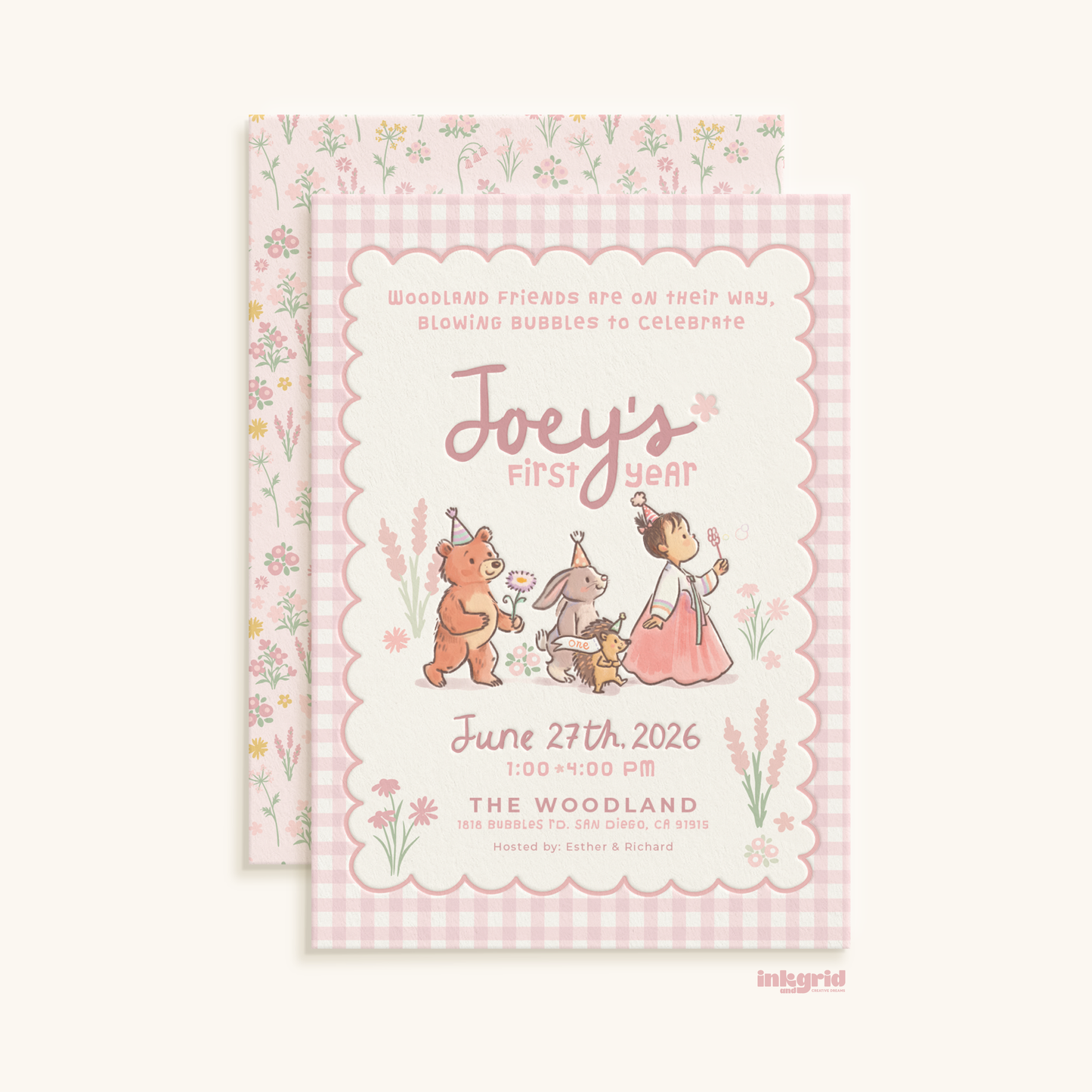 Woodland and Bubbles - Digital Party Bundle