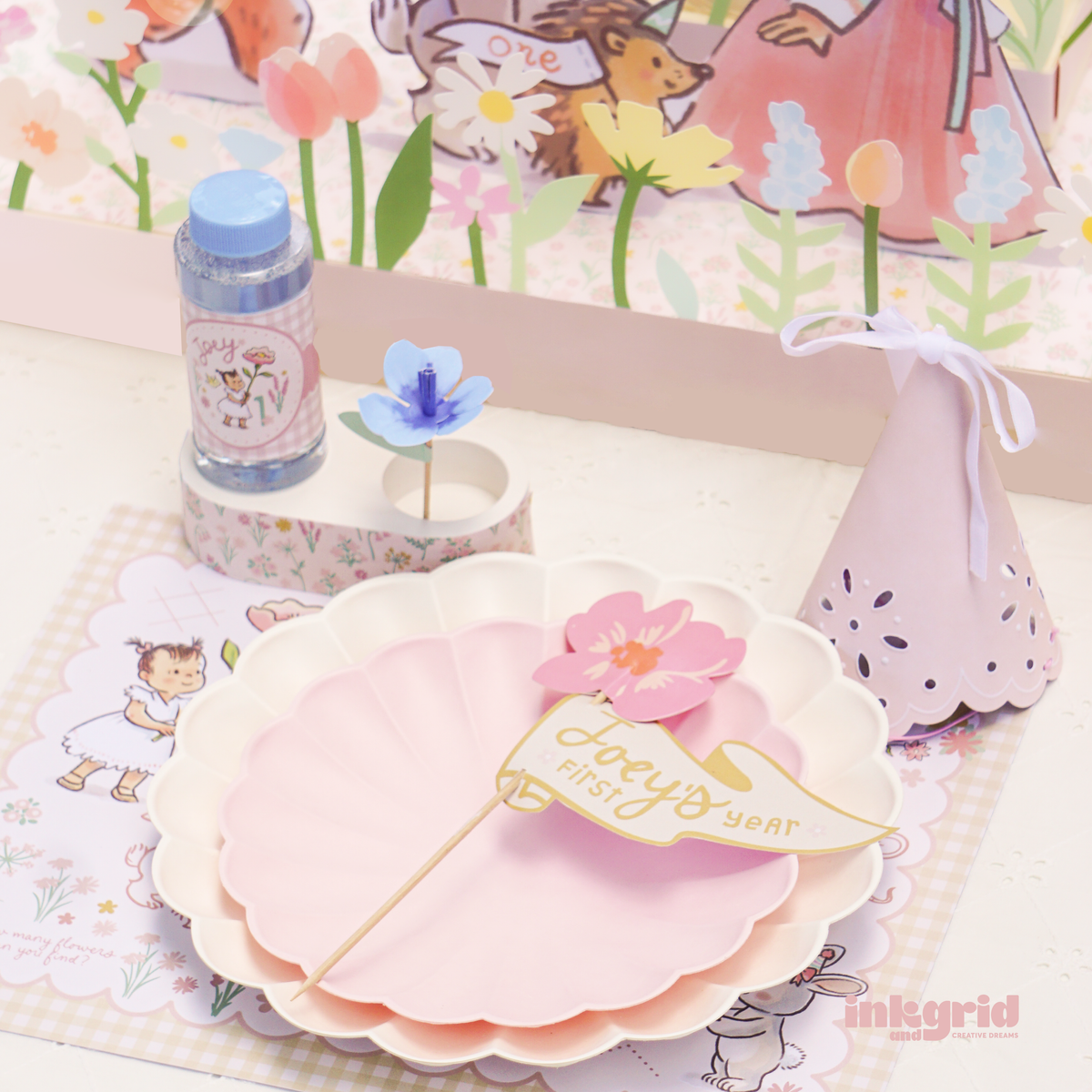 Woodland and Bubbles - Digital Party Bundle