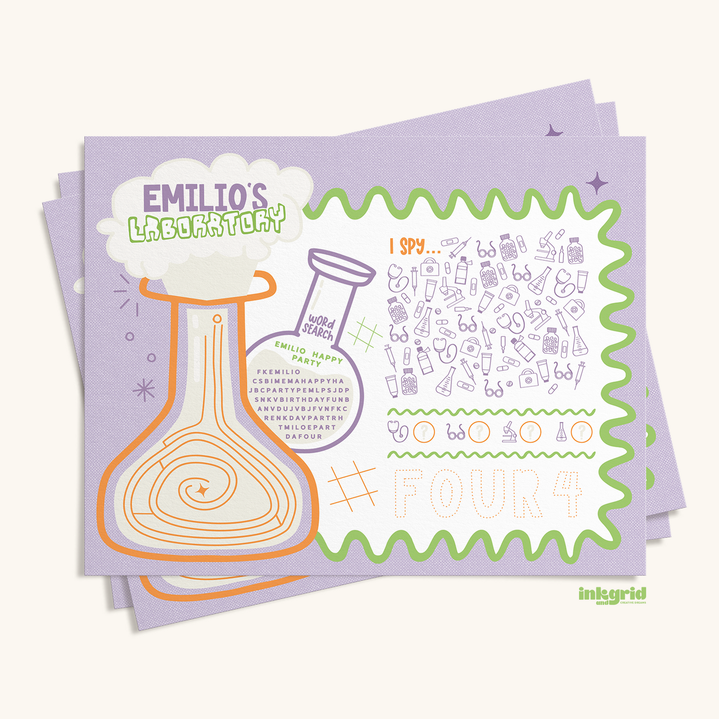 Little Scientist Party Bundle