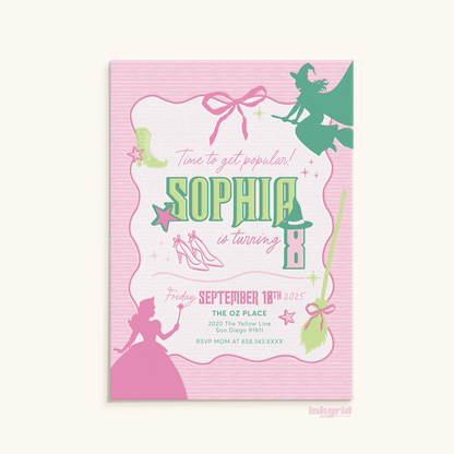 Wickedly Magical Birthday – Invitation